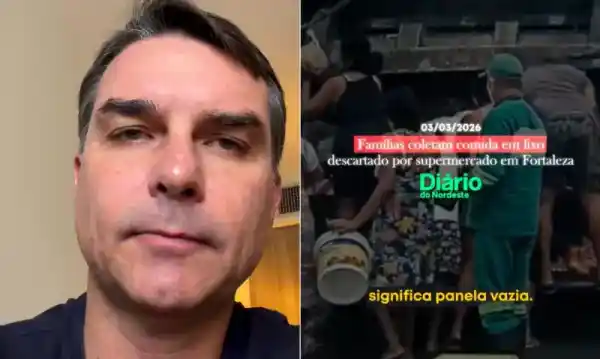 Flávio Bolsonaro usa imagens de 2021 para atacar fome sob Lula